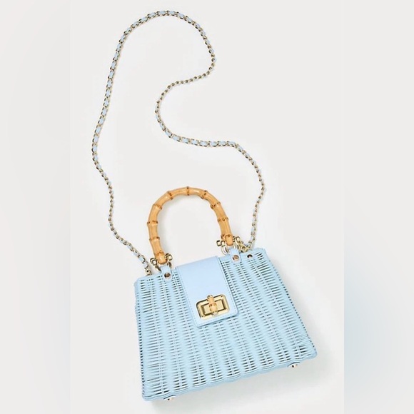 Lilly Pulitzer Leena Top Handle Bag in Blue - Picture 3 of 14